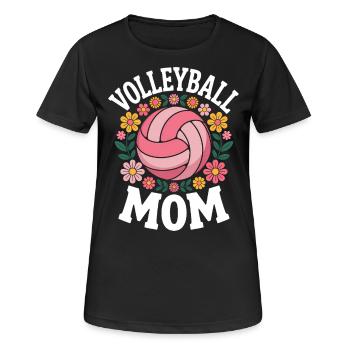 volley-ball dire drôle de cadeau de volley-ball - T-shirt respirant Femme - noir - Devant - AI Model Female 172 light (172cm)