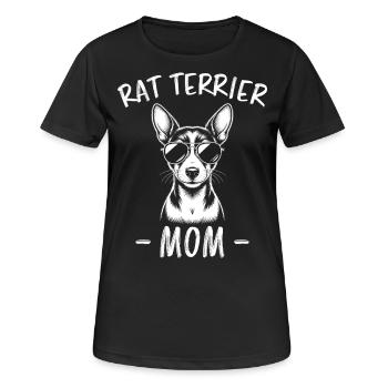 Rat Terrier Spruch Lustiges Rat Terrier Geschenk - Frauen T-Shirt atmungsaktiv - Schwarz - Vorne - AI Model Female 172 light (172cm)