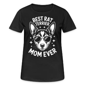 Rat Terrier Spruch Lustiges Rat Terrier Geschenk - Frauen T-Shirt atmungsaktiv - Schwarz - Vorne - AI Model Female 172 light (172cm)