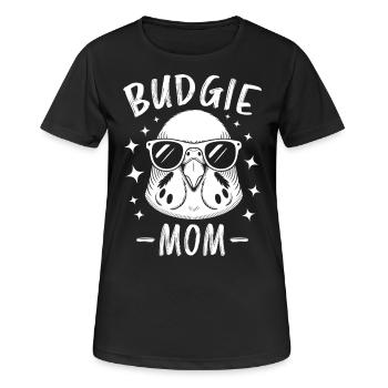 Budgie Saying Funny Budgie Gift - Women's Breathable T-Shirt - black - Front - AI Model Female 172 light (172cm)