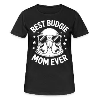 Budgie Saying Funny Budgie Gift - Women's Breathable T-Shirt - black - Front - AI Model Female 172 light (172cm)