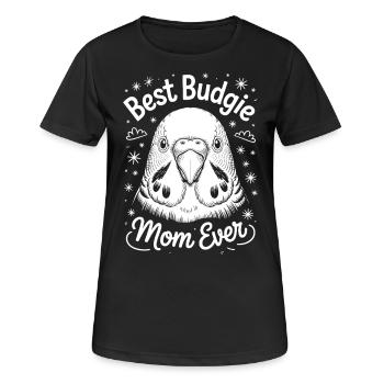 Budgie Saying Funny Budgie Gift - Women's Breathable T-Shirt - black - Front - AI Model Female 172 light (172cm)