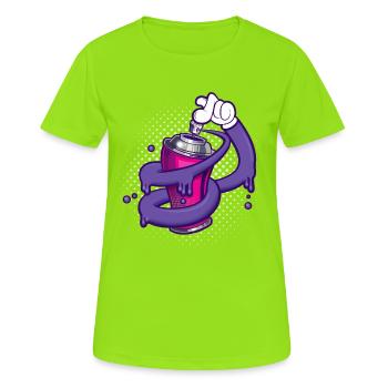 Express Myself - Women's Breathable T-Shirt - neon green - Front - AI Model Female 172 dark (172cm)