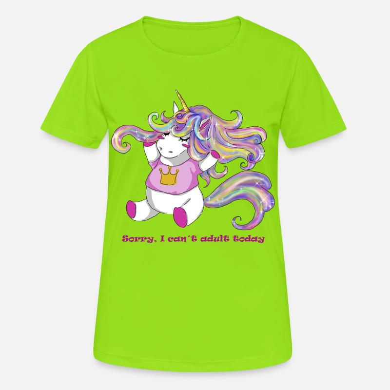 Unicorn - Women's Breathable T-Shirt - neon green
