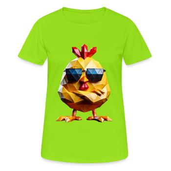 Sonnenbrille für Junggesellinnenabschied - Frauen T-Shirt atmungsaktiv - Neongrün - Vorne - AI Model Female 172 dark (172cm)