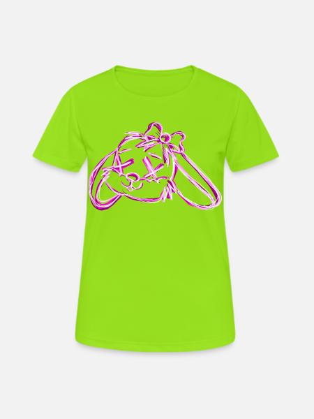 Dead Bunny Pink - Women's Breathable T-Shirt - neon green