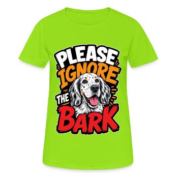 English Setter - Women's Breathable T-Shirt - neon green - Front - AI Model Female 172 dark (172cm)