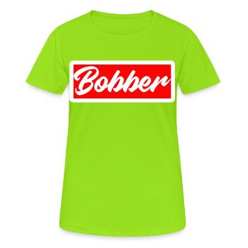 bobber chopper biker autocollant de croisière autocollant - T-shirt respirant Femme - vert néon - Devant - AI Model Female 172 dark (172cm)