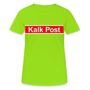 Lime Post - Women's Breathable T-Shirt - neon green - Front - AI Model Female 172 dark (172cm)