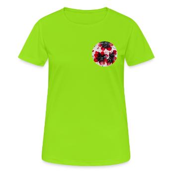 Stilvoll & und Individuell für Dich! - Frauen T-Shirt atmungsaktiv - Neongrün - Vorne - AI Model Female 172 dark (172cm)