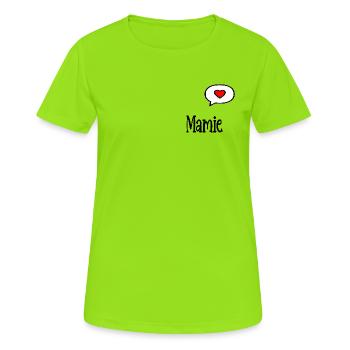 Grandma Grandma - Women's Breathable T-Shirt - neon green - Front - AI Model Female 172 dark (172cm)