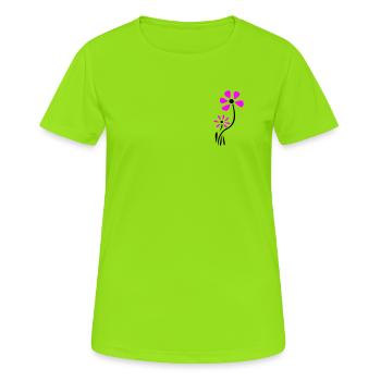 Blossom Fantasy - Women's Breathable T-Shirt - neon green - Front - AI Model Female 172 dark (172cm)