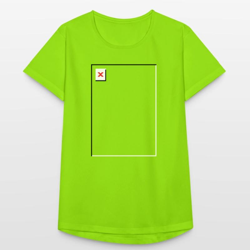 Missing Image – File Not Found Hochformat Frauen T-Shirt atmungsaktiv