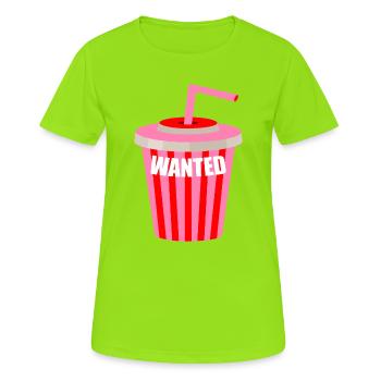 Milkshake wanted - Women's Breathable T-Shirt - neon green - Front - AI Model Female 172 dark (172cm)