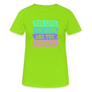 Divorce - Women's Breathable T-Shirt - neon green - Front - AI Model Female 172 dark (172cm)
