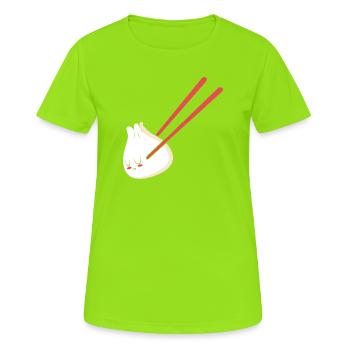 Dim sum - Women's Breathable T-Shirt - neon green - Front - AI Model Female 172 dark (172cm)