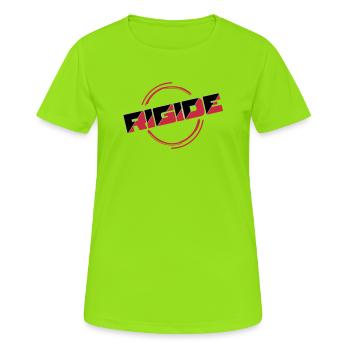 starr - Frauen T-Shirt atmungsaktiv - Neongrün - Vorne - AI Model Female 172 dark (172cm)