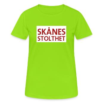 La fierté de la Scanie - T-shirt respirant Femme - vert néon - Devant - AI Model Female 172 dark (172cm)