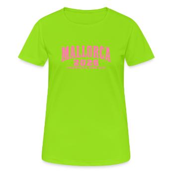 Malle 2026 Daydrinking Community - Frauen T-Shirt atmungsaktiv - Neongrün - Vorne - AI Model Female 172 dark (172cm)