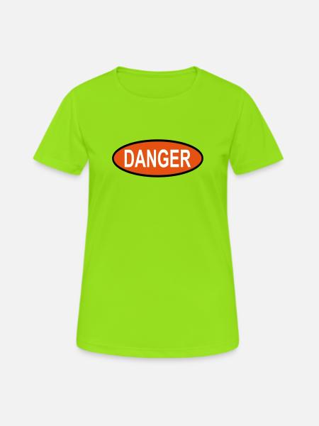 Danger - Women's Breathable T-Shirt - neon green