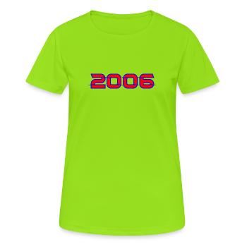 2006 Neon Horizonte - Women's Breathable T-Shirt - neon green - Front - AI Model Female 172 dark (172cm)