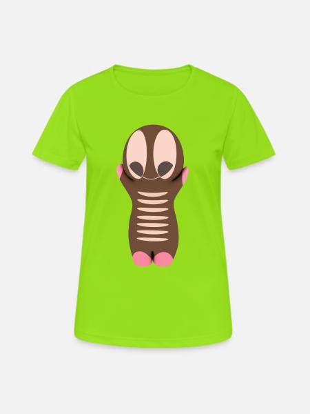 Cute kawaii figure - Women's Breathable T-Shirt - neon green
