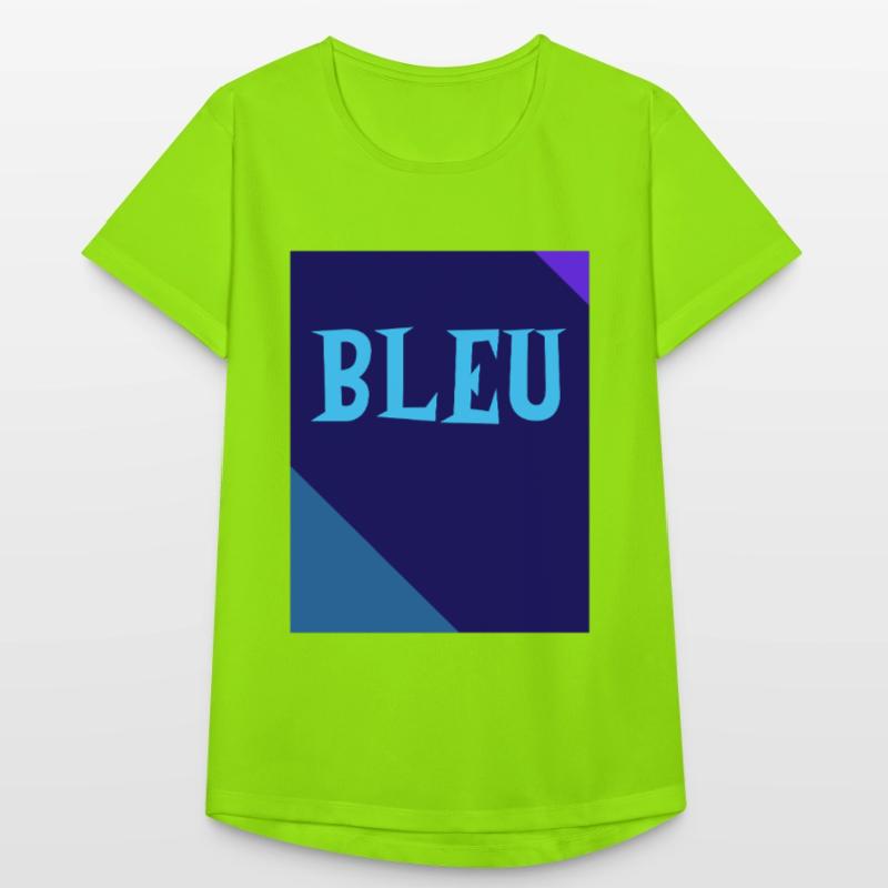 BLUE Rectangle Triangle Chalkboard Women's Breathable T-Shirt