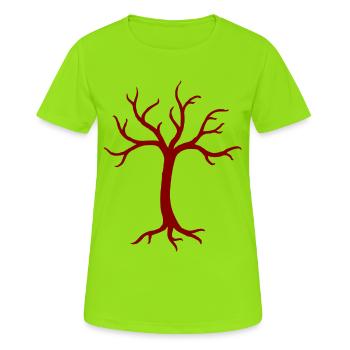 Tree of Life, Celts, Celtic - Women's Breathable T-Shirt - neon green - Front - AI Model Female 172 dark (172cm)