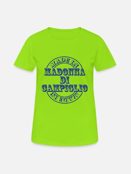 made in madonna di campiglio m1k2 - Women's Breathable T-Shirt - neon green