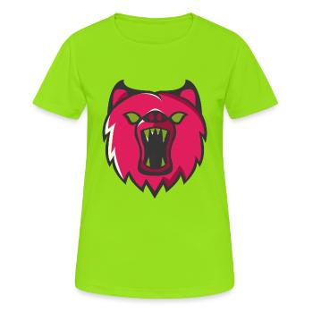 Bear - Women's Breathable T-Shirt - neon green - Front - AI Model Female 172 dark (172cm)