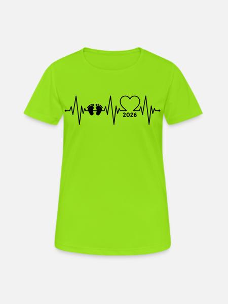 Baby 2026 - Women's Breathable T-Shirt - neon green