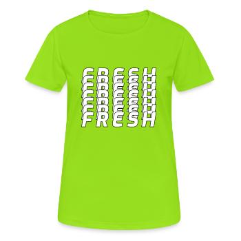 Fresh - Women's Breathable T-Shirt - neon green - Front - AI Model Female 172 dark (172cm)
