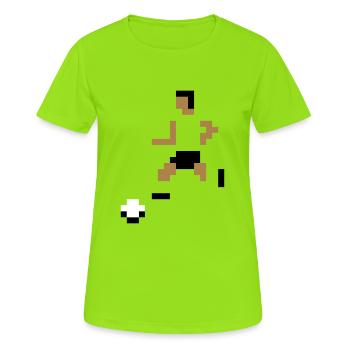 Kicker pixels - Women's Breathable T-Shirt - neon green - Front - AI Model Female 172 dark (172cm)