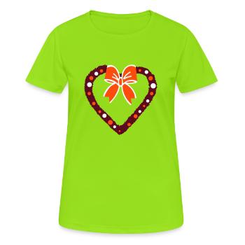 Christmas decoration - Women's Breathable T-Shirt - neon green - Front - AI Model Female 172 dark (172cm)