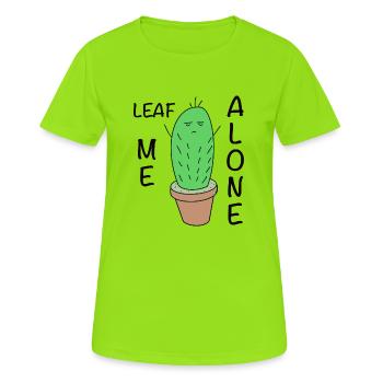 Cactus - T-shirt respirant Femme - vert néon - Devant - AI Model Female 172 dark (172cm)