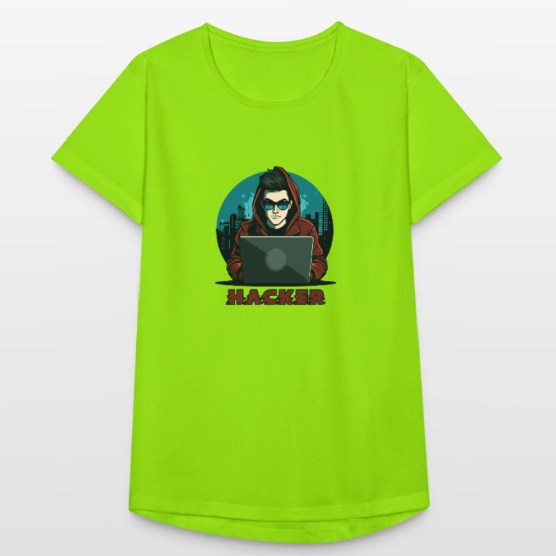 Hacker Sonnenbrille Hacker Anonymous Hacker Frauen T-Shirt atmungsaktiv