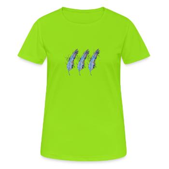 Ethno Travel Experience - Women's Breathable T-Shirt - neon green - Front - AI Model Female 172 dark (172cm)