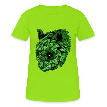 Green Panda - Women's Breathable T-Shirt - neon green - Front - AI Model Female 172 dark (172cm)