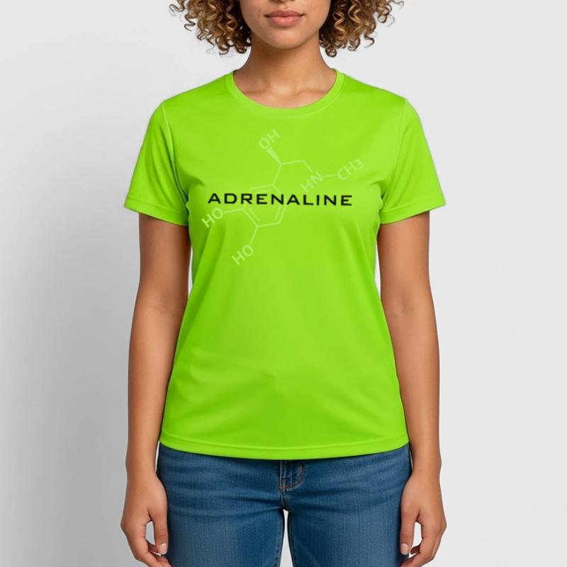Adrenaline Structural Formula Women's Breathable T-Shirt