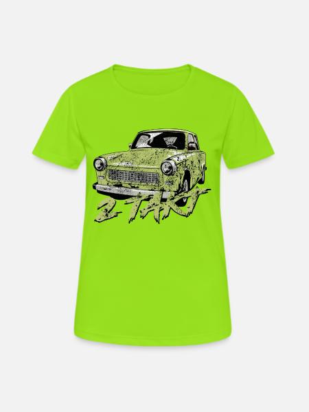  601 Panamagrün - Frauen T-Shirt atmungsaktiv - Neongrün