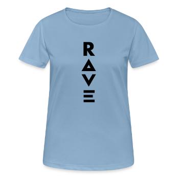 Rave Design - Women's Breathable T-Shirt - sky blue - Front - AI Model Female 172 light (172cm)