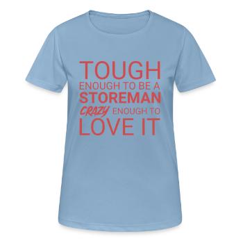 Storeman Crazy - Women's Breathable T-Shirt - sky blue - Front - AI Model Female 172 light (172cm)