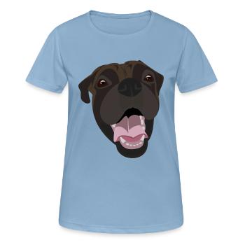 Boxer - T-shirt respirant Femme - bleu ciel - Devant - AI Model Female 172 light (172cm)
