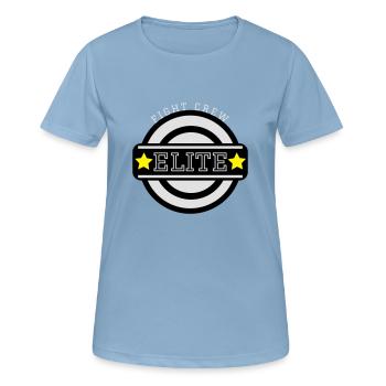 ELITE Fight crew - Frauen T-Shirt atmungsaktiv - Himmelblau - Vorne - AI Model Female 172 light (172cm)