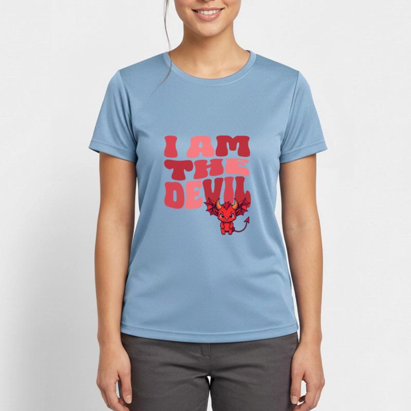 Devil Little Devil Devil Devil Woman Devil Guy Women's Breathable T-Shirt
