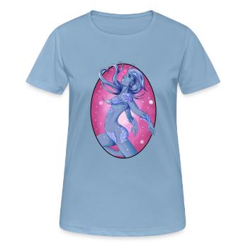 Cold dance - Women's Breathable T-Shirt - sky blue - Front - AI Model Female 172 light (172cm)