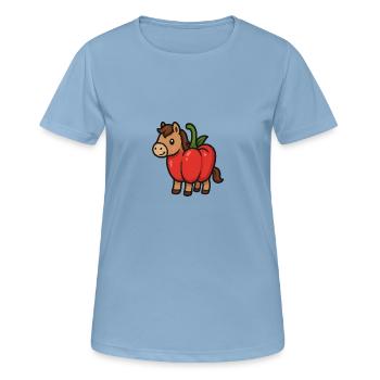 Pepper bangs - Women's Breathable T-Shirt - sky blue - Front - AI Model Female 172 light (172cm)