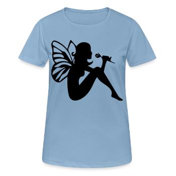 WOMAN COLLECTION - Women's Breathable T-Shirt - sky blue - Front - AI Model Female 172 light (172cm)