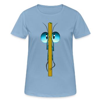 insecte - T-shirt respirant Femme - bleu ciel - Devant - AI Model Female 172 light (172cm)