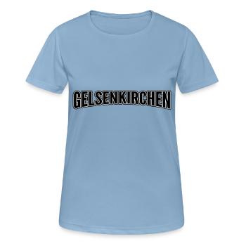 Gelsenkirchen - T-shirt respirant Femme - bleu ciel - Devant - AI Model Female 172 light (172cm)